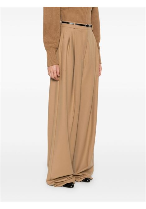 Pantalone oversize in lana stretch kiens in beige Maxmara sportmax - donna MAXMARA SPORTMAX | 2422136022600008